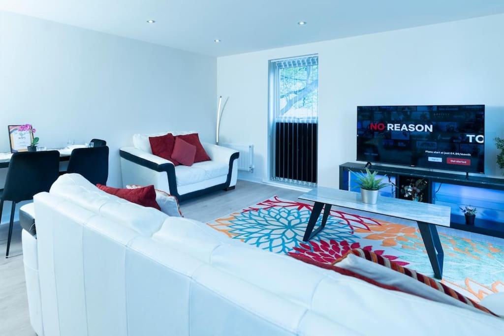 Luxury Ground Floor 2 Bedroom Apartment Free Wifi & Parking Sheffield Exterior foto